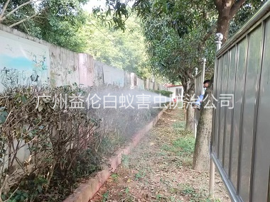 梯面綠化帶蚊蠅防治工程